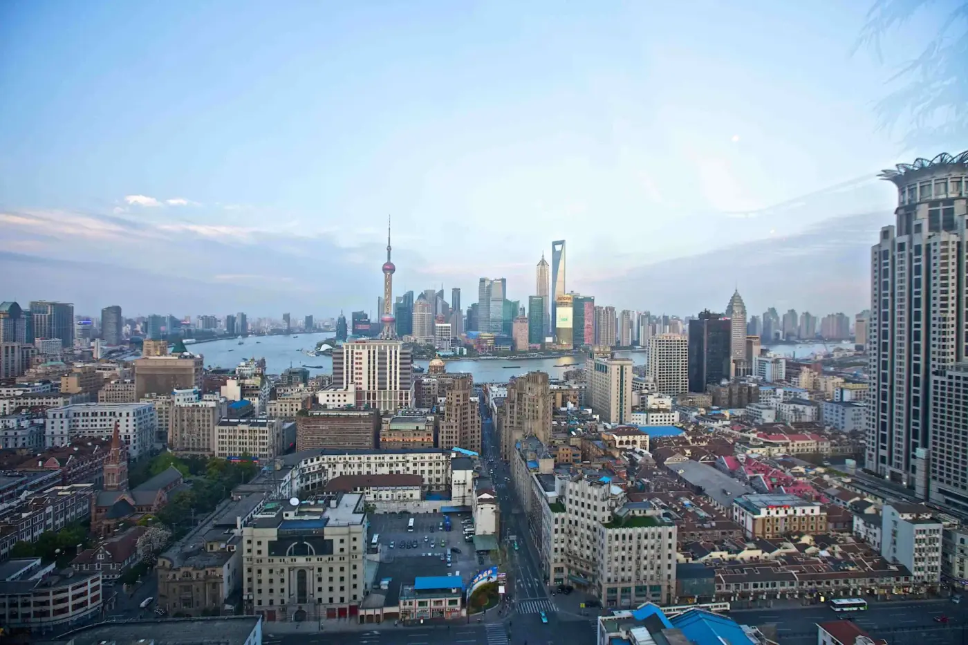 Big city and Many buildings