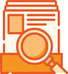 An icon of search