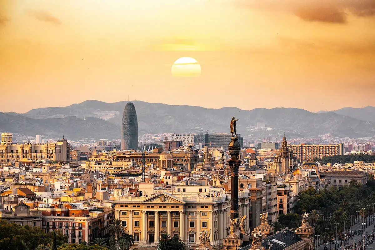 Barcelona city buildings Barcelona city buildings