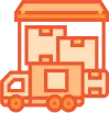 An icon of truck with packages.